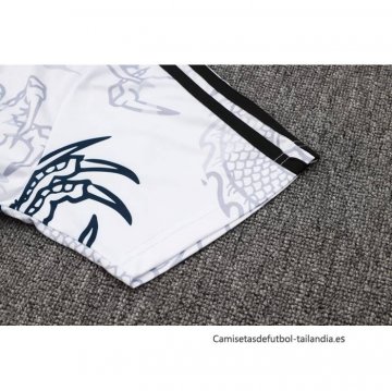 Conjunto Polo del Real Madrid Dragon 2024-2025 Blanco