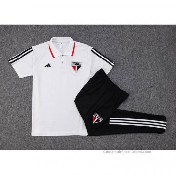 Conjunto Polo del Sao Paulo 2023-2024 Gris