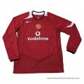 1ª Camiseta Manchester United Manga Larga Retro 2005-2006