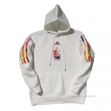 Sudadera con Capucha del Belgica 2022-2023 Blanco Sudadera con Capucha del Belgica 2022-2023 Blanco