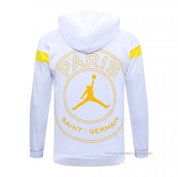 Sudadera con Capucha del Paris Saint-Germain Jordan 2023-2024 Blanco