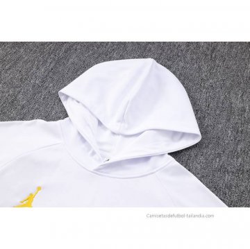 Sudadera con Capucha del Paris Saint-Germain Jordan 2023-2024 Blanco