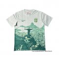 Tailandia Camiseta Brasil Jesus 2025-2026 Blanco Verde