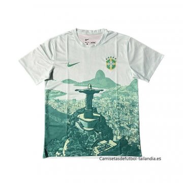 Tailandia Camiseta Brasil Jesus 2025-2026 Blanco Verde Tailandia Camiseta Brasil Jesus 2025-2026 Blanco Verde