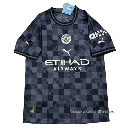 Tailandia Camiseta Manchester City Special 2024-2025 Negro - Haga un click en la imagen para cerrar