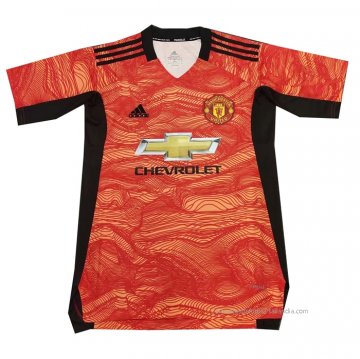 Tailandia Camiseta Manchester United Portero 2021-2022 Naranja Tailandia Camiseta Manchester United Portero 2021-2022 Naranja