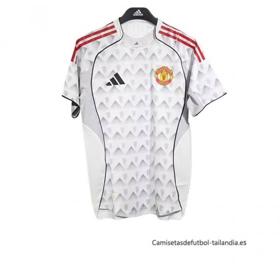 Tailandia Camiseta Manchester United Special 2025-2026 Blanco - Haga un click en la imagen para cerrar
