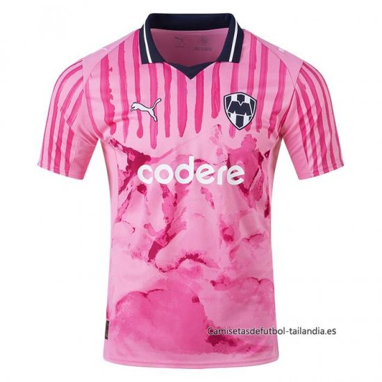 Tailandia Camiseta Monterrey Portero 2025 Rosa - Haga un click en la imagen para cerrar