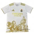 Tailandia Camiseta Real Madrid Special 2024-2025 Blanco Amarillo