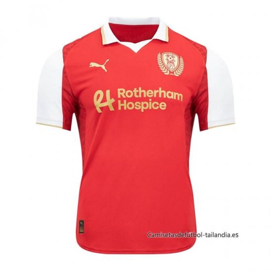 Tailandia 1ª Camiseta Rotherham United 2025-2026 - Haga un click en la imagen para cerrar