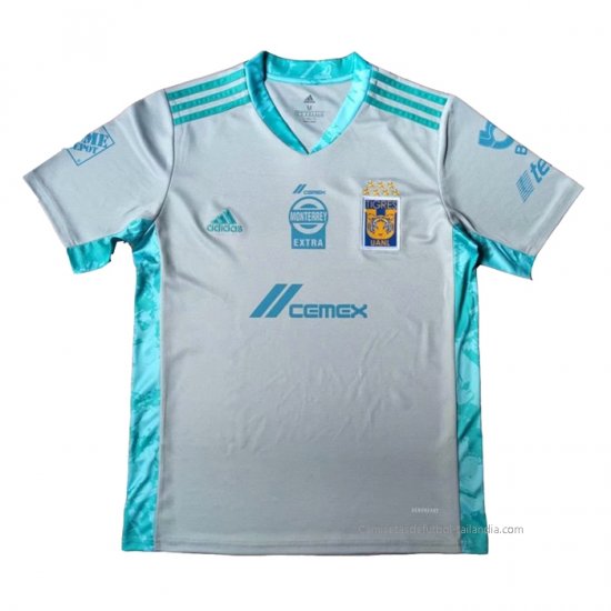 Tailandia Camiseta Tigres UANL Portero 2021 Gris - Haga un click en la imagen para cerrar