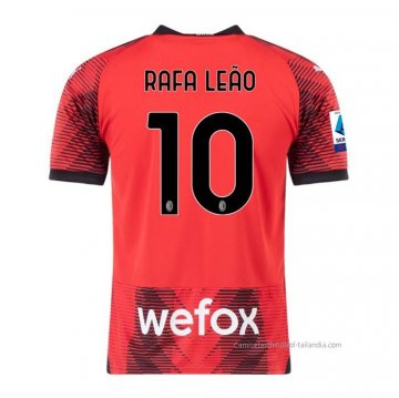 1ª Camiseta AC Milan Jugador Rafa Leao 2023-2024 1ª Camiseta AC Milan Jugador Rafa Leao 2023-2024