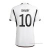 1ª Camiseta Alemania Jugador Gnabry 2022