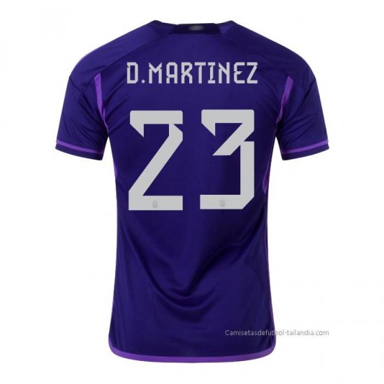 2ª Camiseta Argentina Jugador D.Martinez 2022 - Haga un click en la imagen para cerrar