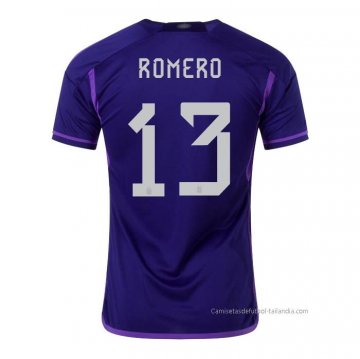 2ª Camiseta Argentina Jugador Romero 2022 2ª Camiseta Argentina Jugador Romero 2022