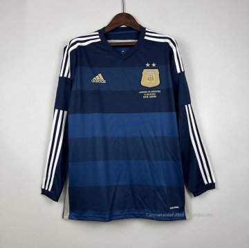 2ª Camiseta Argentina Manga Larga Retro 2014