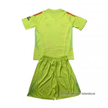 Camiseta Arsenal Portero Nino 2024-2025 Verde