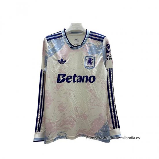 3ª Camiseta Aston Villa Manga Larga 2025-2026 - Haga un click en la imagen para cerrar