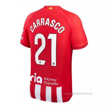 1ª Camiseta Atletico Madrid Jugador Carrasco 2023-2024 1ª Camiseta Atletico Madrid Jugador Carrasco 2023-2024