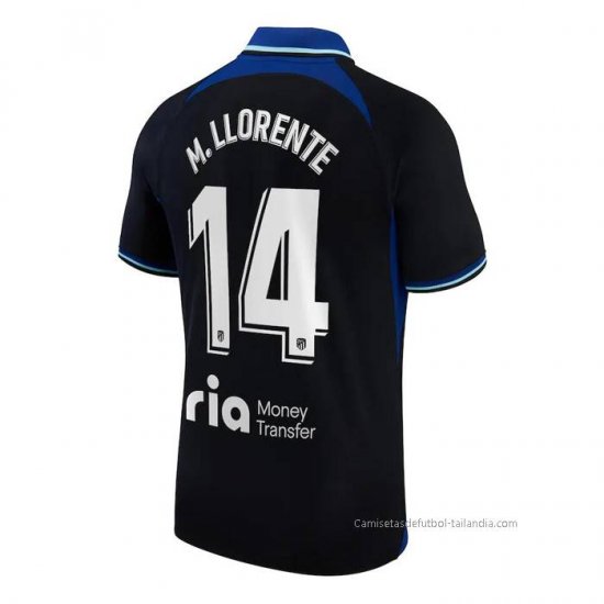 2ª Camiseta Atletico Madrid Jugador M.Llorente 2022-2023 - Haga un click en la imagen para cerrar