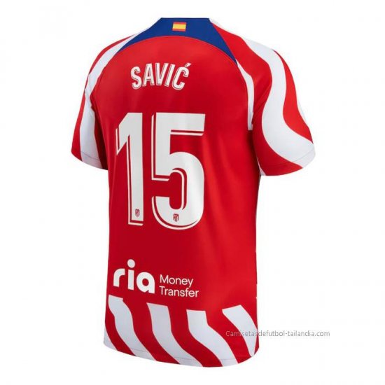 1ª Camiseta Atletico Madrid Jugador Savic 2022-2023 - Haga un click en la imagen para cerrar