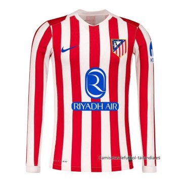 1ª Camiseta Atletico Madrid Manga Larga 2025-2026 1ª Camiseta Atletico Madrid Manga Larga 2025-2026