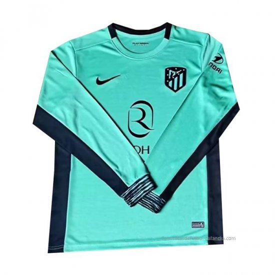 3ª Camiseta Atletico Madrid Manga Larga 2023-2024 - Haga un click en la imagen para cerrar