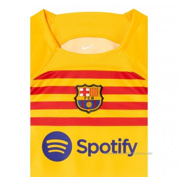 4ª Camiseta Barcelona Nino 2022-2023