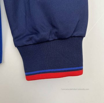 1ª Camiseta Barcelona 100 Aniversario Manga Larga Retro 1899-1999