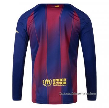 1ª Camiseta Barcelona Manga Larga 2025-2026