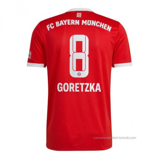1ª Camiseta Bayern Munich Jugador Goretzka 2022-2023 - Haga un click en la imagen para cerrar