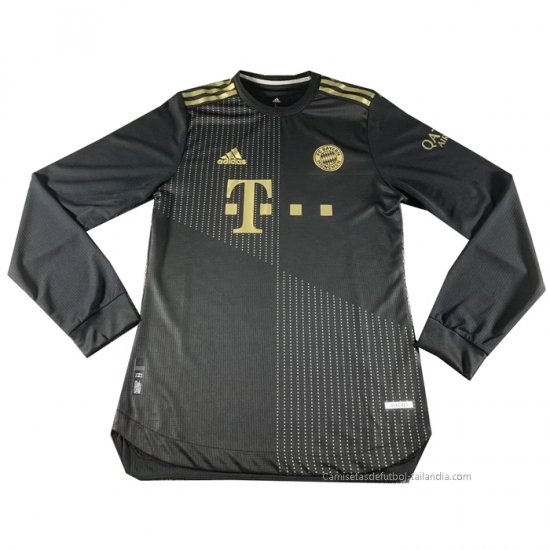 2ª Camiseta Bayern Munich Manga Larga 2021-2022 - Haga un click en la imagen para cerrar