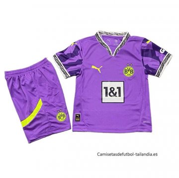 Camiseta Borussia Dortmund Portero Special Nino 2024-2025 Purpura Camiseta Borussia Dortmund Portero Special Nino 2024-2025 Purpura