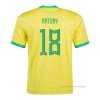 1ª Camiseta Brasil Jugador Antony 2022
