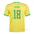 1ª Camiseta Brasil Jugador Antony 2022