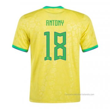 1ª Camiseta Brasil Jugador Antony 2022 1ª Camiseta Brasil Jugador Antony 2022