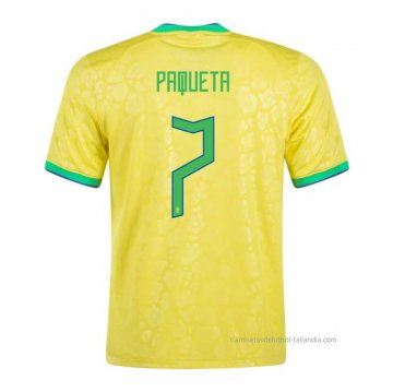 1ª Camiseta Brasil Jugador Paqueta 2022 1ª Camiseta Brasil Jugador Paqueta 2022