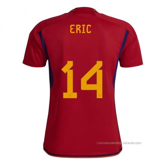 1ª Camiseta Espana Jugador Eric 2022 - Haga un click en la imagen para cerrar