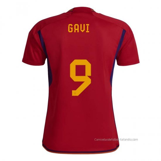 1ª Camiseta Espana Jugador Gavi 2022 - Haga un click en la imagen para cerrar