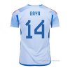 2ª Camiseta Espana Jugador Gaya 2022