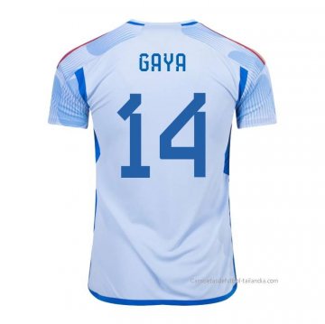 2ª Camiseta Espana Jugador Gaya 2022 2ª Camiseta Espana Jugador Gaya 2022