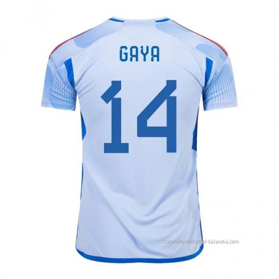 2ª Camiseta Espana Jugador Gaya 2022 - Haga un click en la imagen para cerrar
