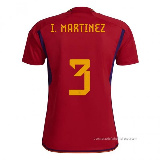 1ª Camiseta Espana Jugador I.Martinez 2022 - Haga un click en la imagen para cerrar