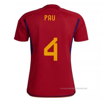 1ª Camiseta Espana Jugador Pau 2022 1ª Camiseta Espana Jugador Pau 2022
