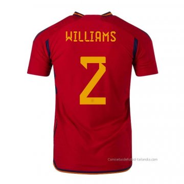 1ª Camiseta Espana Jugador Williams 2022 1ª Camiseta Espana Jugador Williams 2022