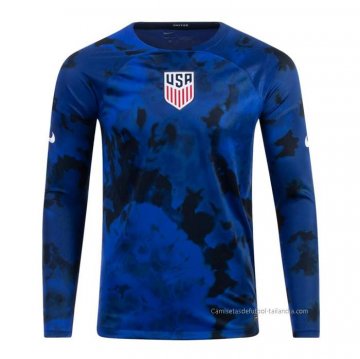 2ª Camiseta Estados Unidos Manga Larga 2022 2ª Camiseta Estados Unidos Manga Larga 2022