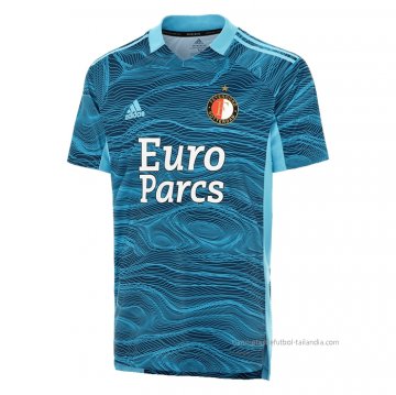 Camiseta Feyenoord Portero 2021-2022 Azul Camiseta Feyenoord Portero 2021-2022 Azul