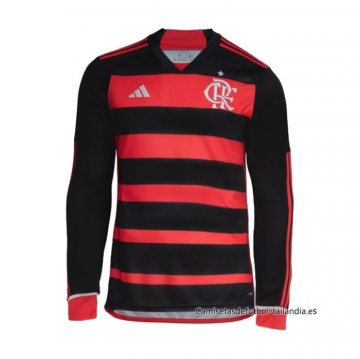 1ª Camiseta Flamengo Manga Larga 2024 1ª Camiseta Flamengo Manga Larga 2024