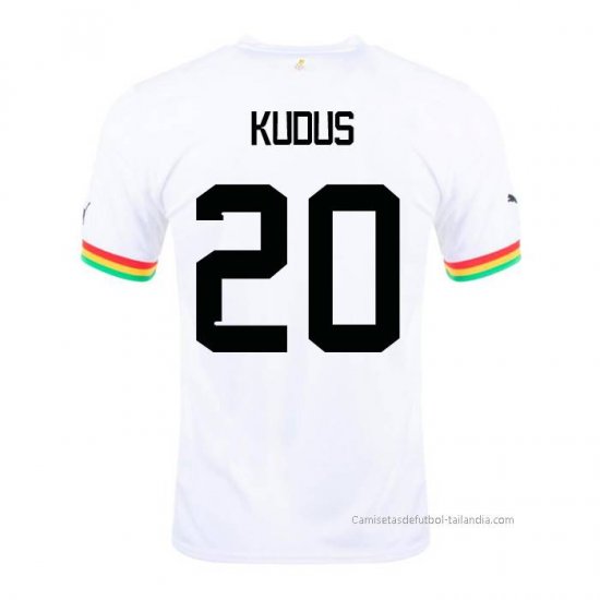 1ª Camiseta Ghana Jugador Kudus 2022 - Haga un click en la imagen para cerrar