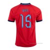 2ª Camiseta Inglaterra Jugador White 2022